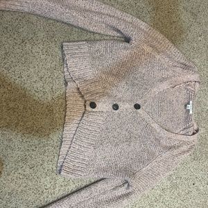 Women's American Eagle Cropped Button Down Sweater